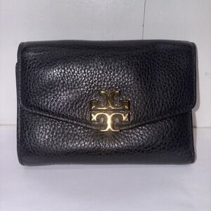 Tory Burch Killa Peppled Flap Medium Wallet Limited Collection Casual Formal